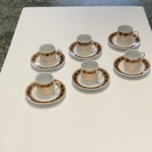 Adeline Demitasse set  , fine porcelains  never been used ,bought in Italy